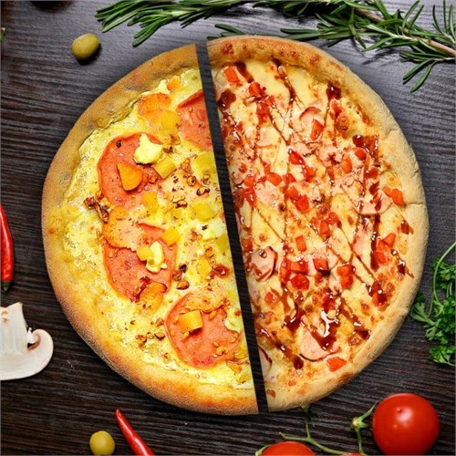 2’Пицца Гавайская+Цыпленок терияки, 32 см 1069707